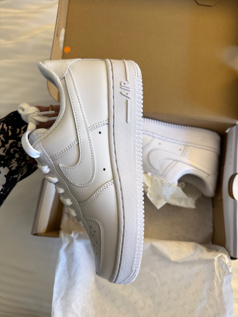 NWT in box Nike Women’s Air Force 1 ’07 — White - Picture 5 of 6